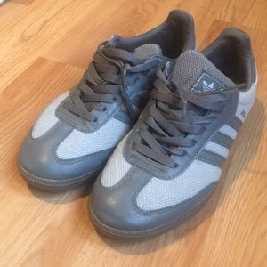 Gray Adidas Sambas